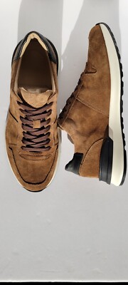Vella Pais Mens Brown Leather Sneakers Shoes Size US 8M