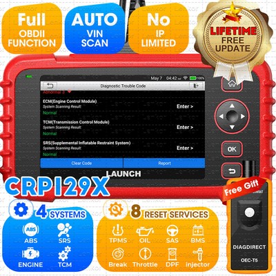 2024 Launch CRP129X OBD2 Car Scanner Engine ABS SRS SAS TPMS EPB Diagnostic Tool