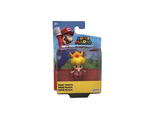 NUEVO Jakks 42542 BABY PEACH 2.5 Pulgadas Mini-Figura Super Mario Bros Nintendo Juguete - Imagen 5 de 5