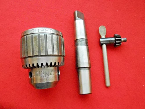 JACOBS USA 18N BALL BEARING SUPER CHUCK 1/8"-3/4" RANGE 4MT SHANK KEY