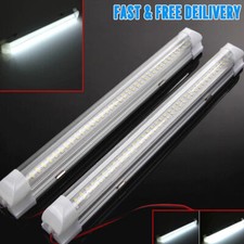2pcs 12V 72LED Car Interior Strip Lights Bar Light For Van Caravan Boat Home Bus