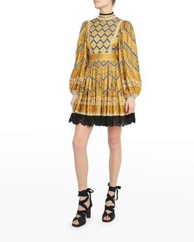 NEW Ulla Johnson Zariah Embellished Minidress in Goldfinch Size 4 #D6414 - Picture 2 of 12