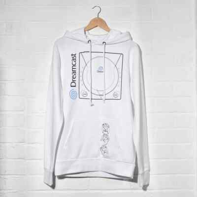 Offizieller Sega Dreamcast Pullover Unisex Hoodie mit Kängurutasche (klein)