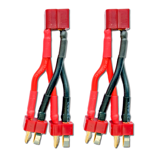 2x T-Dean Stecker Adapter Y Y-Kabel Lipo Akku Adapterstecker Parallel Ladekabel - 第 1/10 張圖片