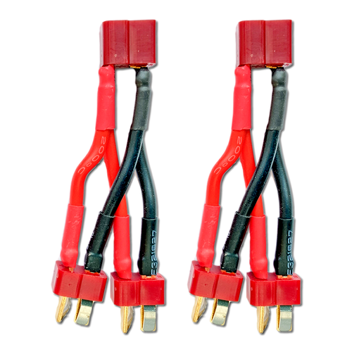 2x T-Dean Stecker Adapter Y Y-Kabel Lipo Akku Adapterstecker Parallel Ladekabel - Bild 1 von 8