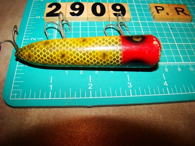 V2909 PR HEDDON LUCKY 13 WOODEN FISHING LURE | eBay