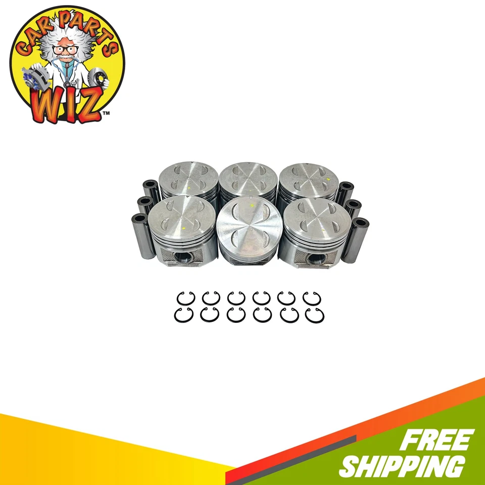 Juego de pistones de motor para 87-91 Dodge Dakota B150 B250 D100 D150 D250 W100 3,9 L Foto 3 de 4