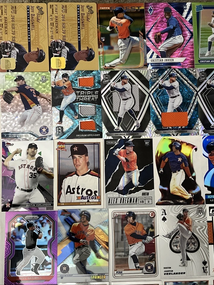 Lote de 95 tarjetas de béisbol de los Astros de Houston Foto 2 de 4