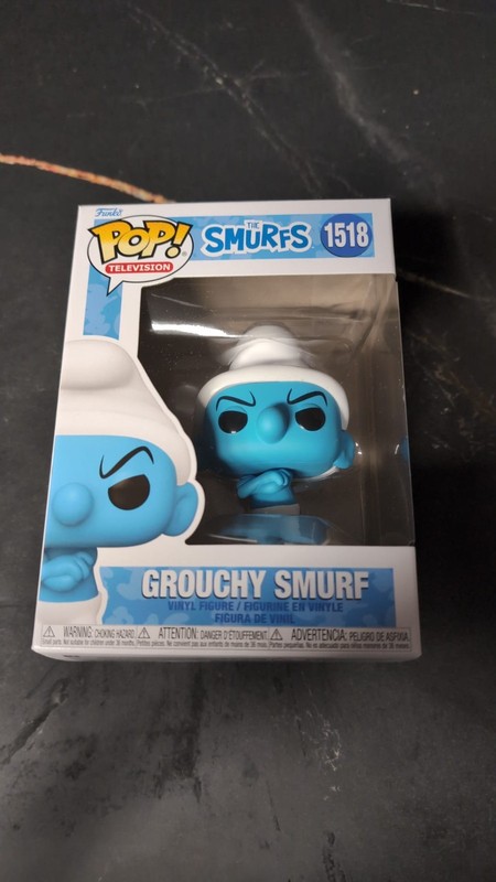 Funko POP! TV: Smurfs - Grouchy Smurf #1518 Brand New in Box