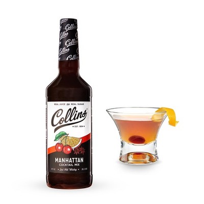 Collins Manhattan Mix Made With Real Brown Sugar, Orange and Cherry Juice Wit...