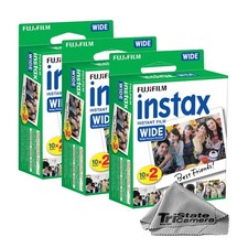 Fujifilm Instax Wide Instant Film 60 Exposures Microfiber Cloth