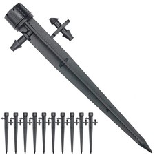 25 Pcs Drip Irrigation Emitters, Adjustable Flow 0-18 GPH Irrigation Drippers...