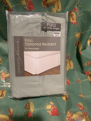 NEW Smooth Weave Full Tailored Bedskirt