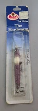 Mann's Hard Worm Fishing Lure ~4.5 "Prop Bait - Purple, White, Sparkle - NIP