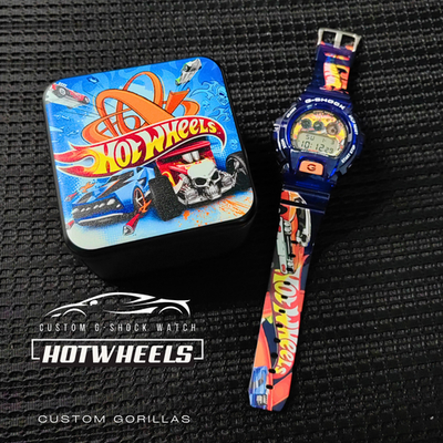 Hotwheel Custom DW-6900 G-Shock Watch | DW-6900 G-Shock Mod Custom