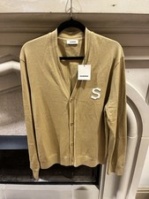 Sandro Mens Camel Wool Cardigan Sweater XXL S...