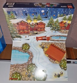 Lot of 2 LEGO City Advent Calendar 60201 2018 and 60133 2016 COMPLETE