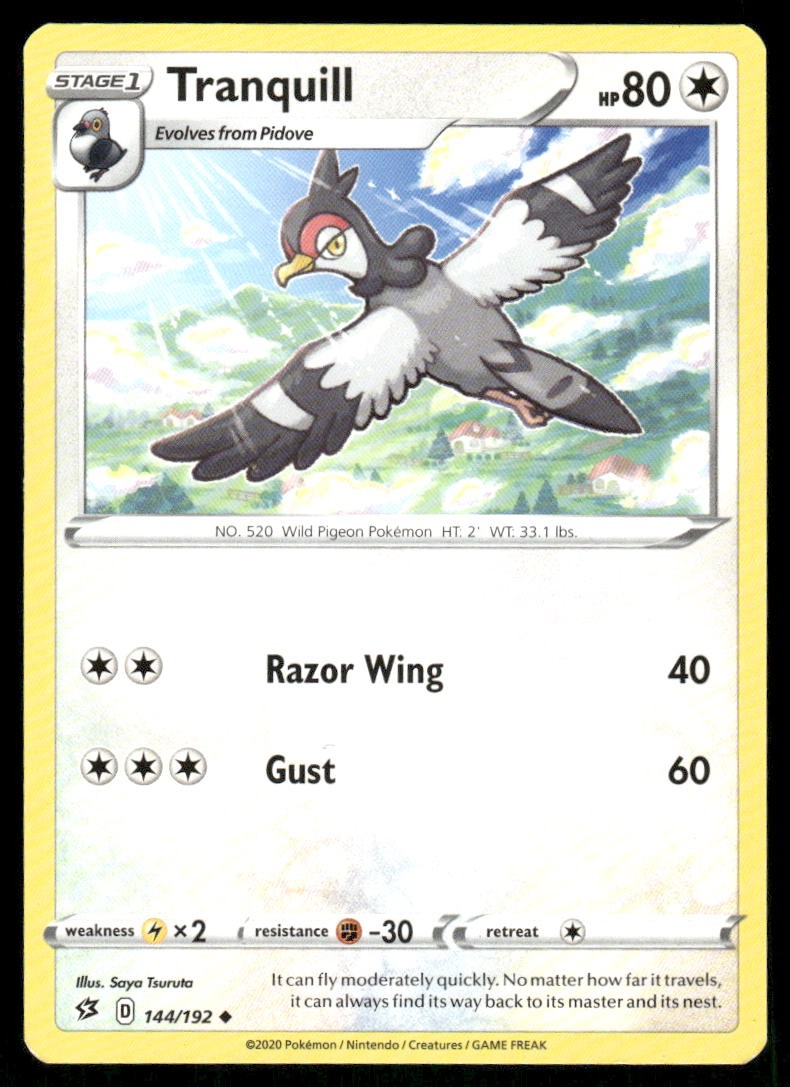 Tranquill 144/192 - Rebel Clash - Uncommon NM