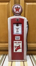 Texaco Fire Chief Gas Pump Sign Garage Shop Parts Tools Vintage Style Wall Decor