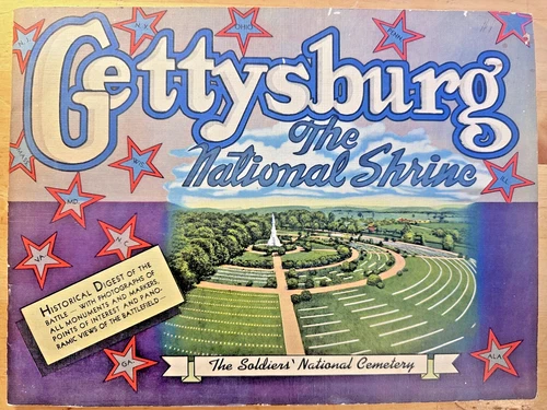 Gettysburg The National Shrine Souvenir Book 1952