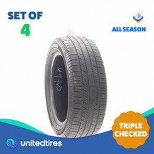 Set Of 4 Used 24555r19 Michelin Defender 2 107h - 7.5-9.532 17xwl