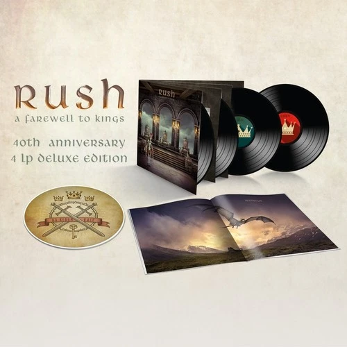 Rush A Farewell To Kings 40th Anniversary Deluxe Edition 180-gram 4LP NEW Sealed