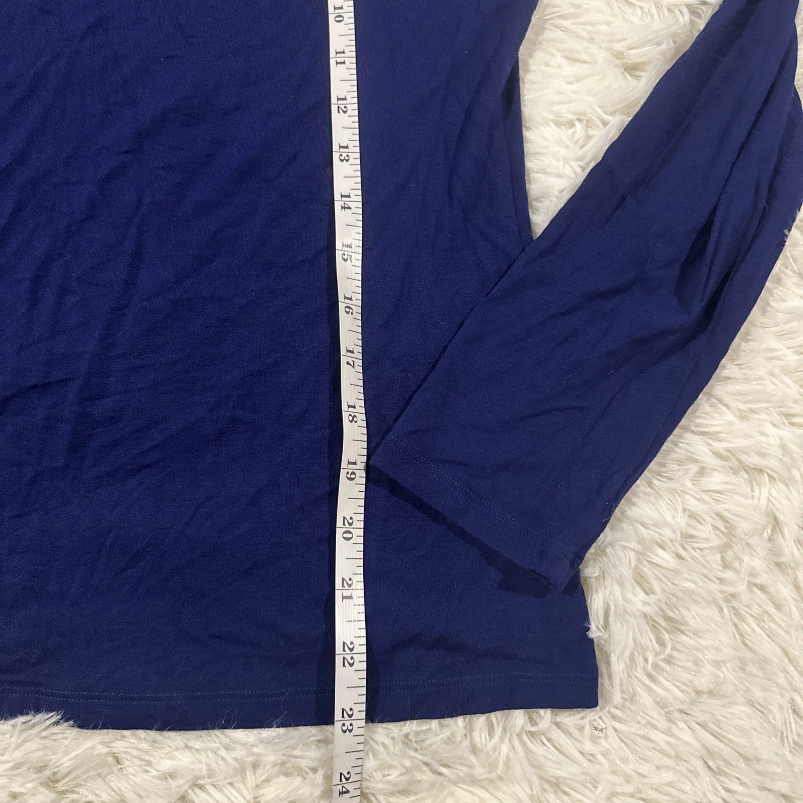 Eileen Fisher womens Small tee solid basic stretc… - image 4