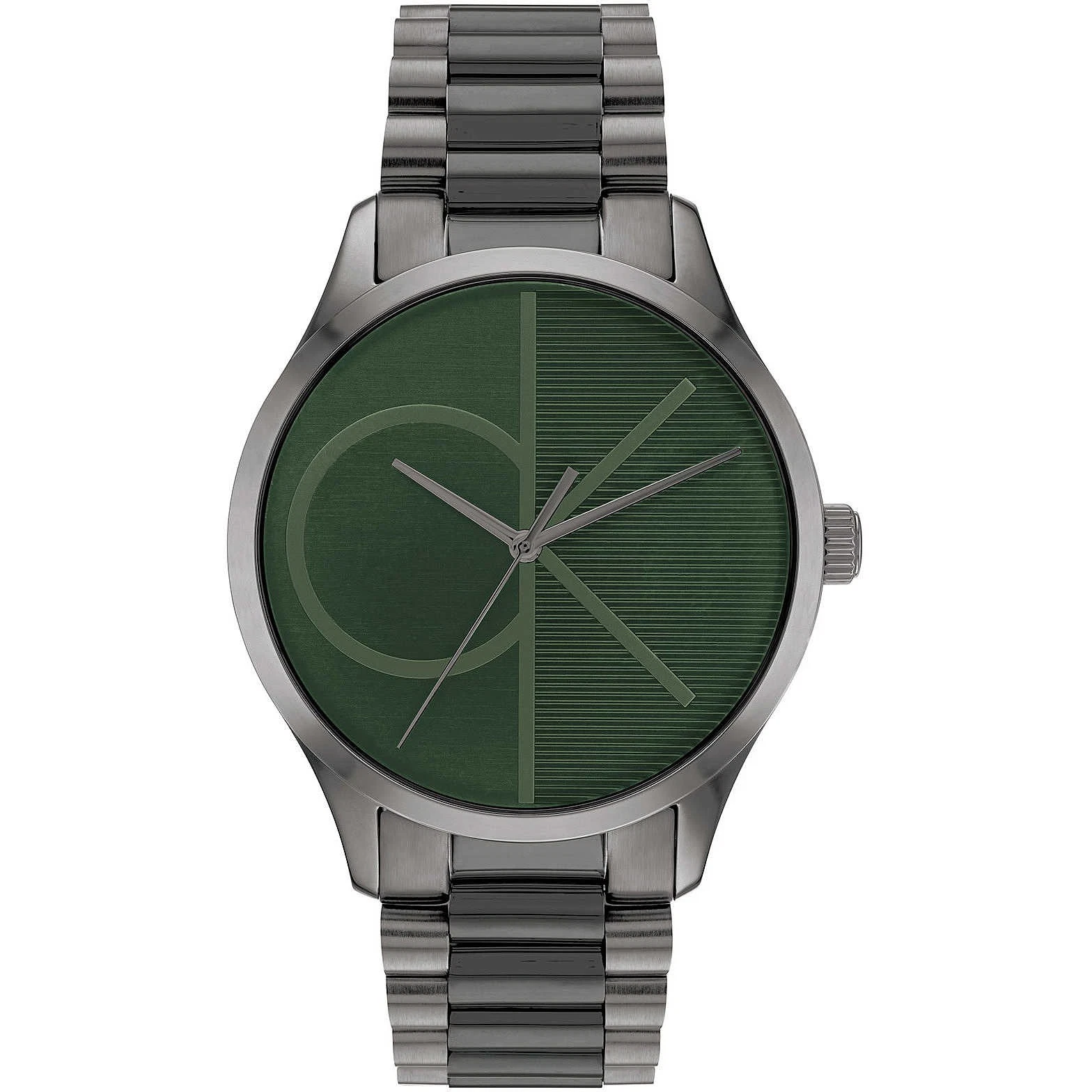 Mens Wristwatch CK CALVIN KLEIN ICONIC 25200164 Stainless Steel Black Green