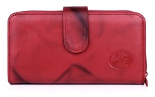 Julia Buxton Heiress Checkbook Wallet Red