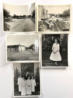 Fort Worth Texas TX: Lot of 5 Local Photos Photographs by BILL WOOD c.1940s-60s