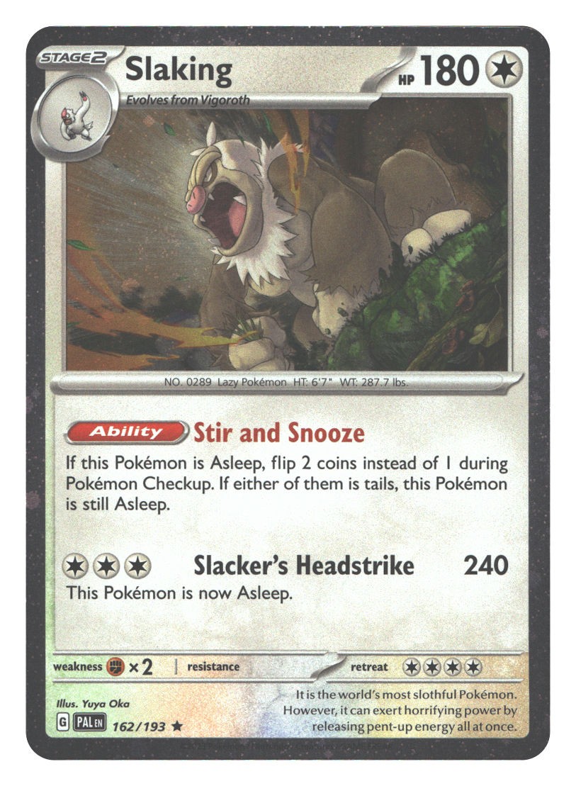 Slaking (Cosmos Holo) Holofoil [MCAP - 162/193]NM