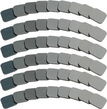 Sanding Pads Soft Touch 54 Pcs 2x2 in Mesh Polishing Hand Grey for Crafts