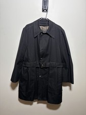 London Fog Maincoat Trench Coat Vintage, Removable Faux Fur, Lined, 42 Regular