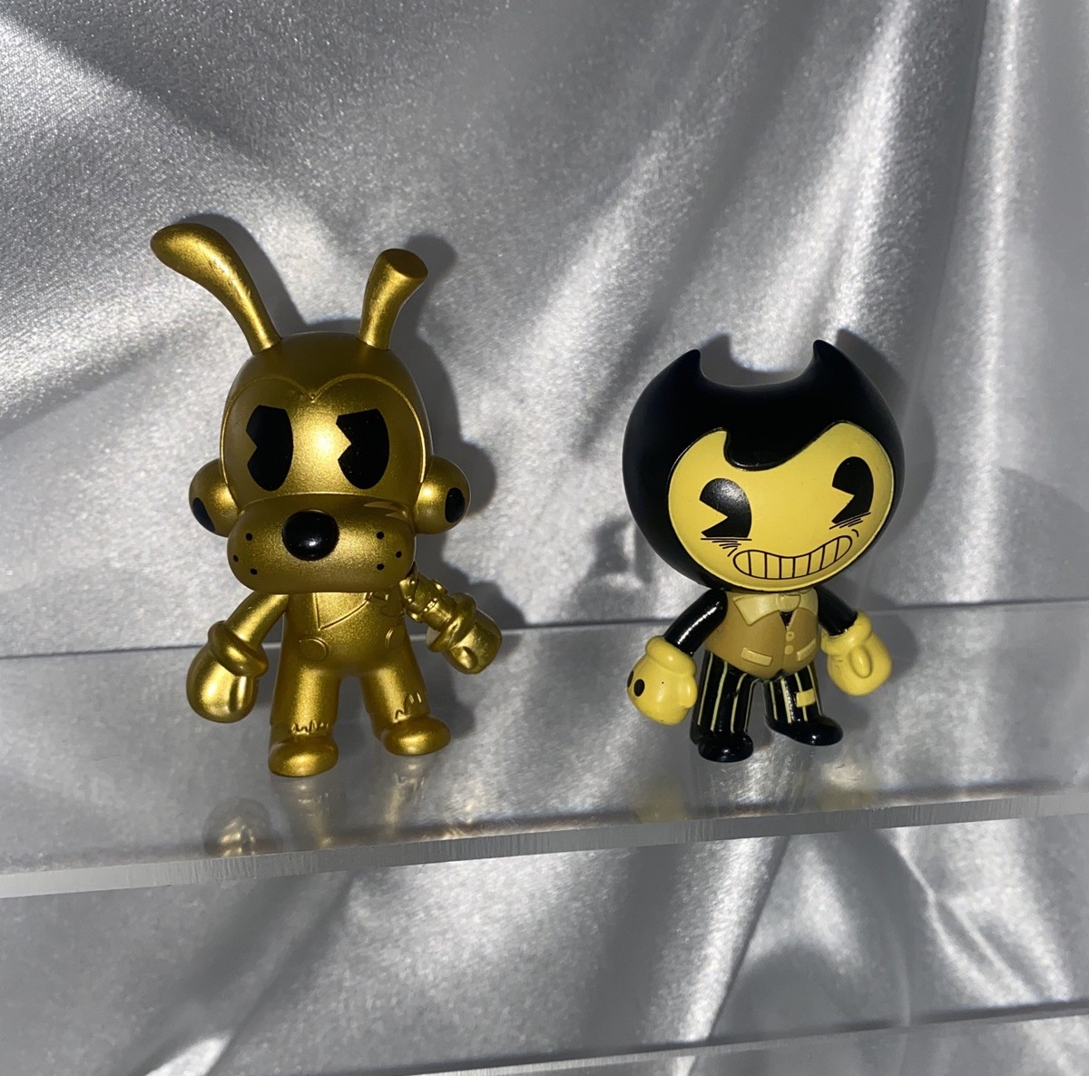 Rare Bendy And The Dark Revival Golden Tom and Bendy 2025 3 Inch