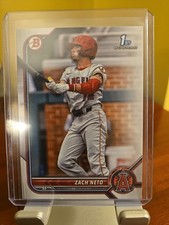 Zach Neto 2022 Bowman Draft - Zach Neto #BD-18 (RC) California Angels Infielder