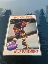 1975-76 Topps - Wilf Paiement #195 - FREE SHIPPING