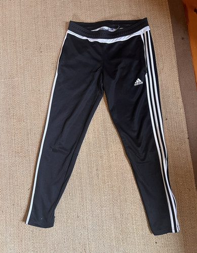 Adidas Tiro Track Pants Black White 3 Stripes Size Medium Soccer pants