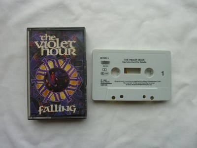 The Violet Hour Falling 2 track UK cassette single cassingle