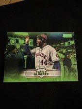 2025 Topps Stadium Club Baseball Lime Green Yordan Alvarez #75 Houston Astros