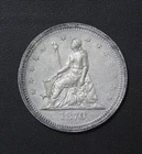 1870 Seated Liberty Quarters 25 C Silver Coin