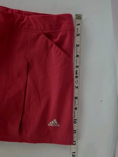 Adidas Golf Skirt Girls M 10/12 Skort Pink Box Pleated - Picture 11 of 11