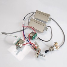 Classic 57 Guitar Alnico II Humbucker Pickups 4C 2V1T Push-pull Wiring Harness
