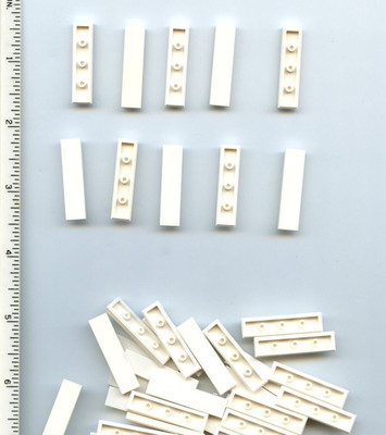 LEGO x 72 White Tile 1 x 4 NEW bulk lot 2431