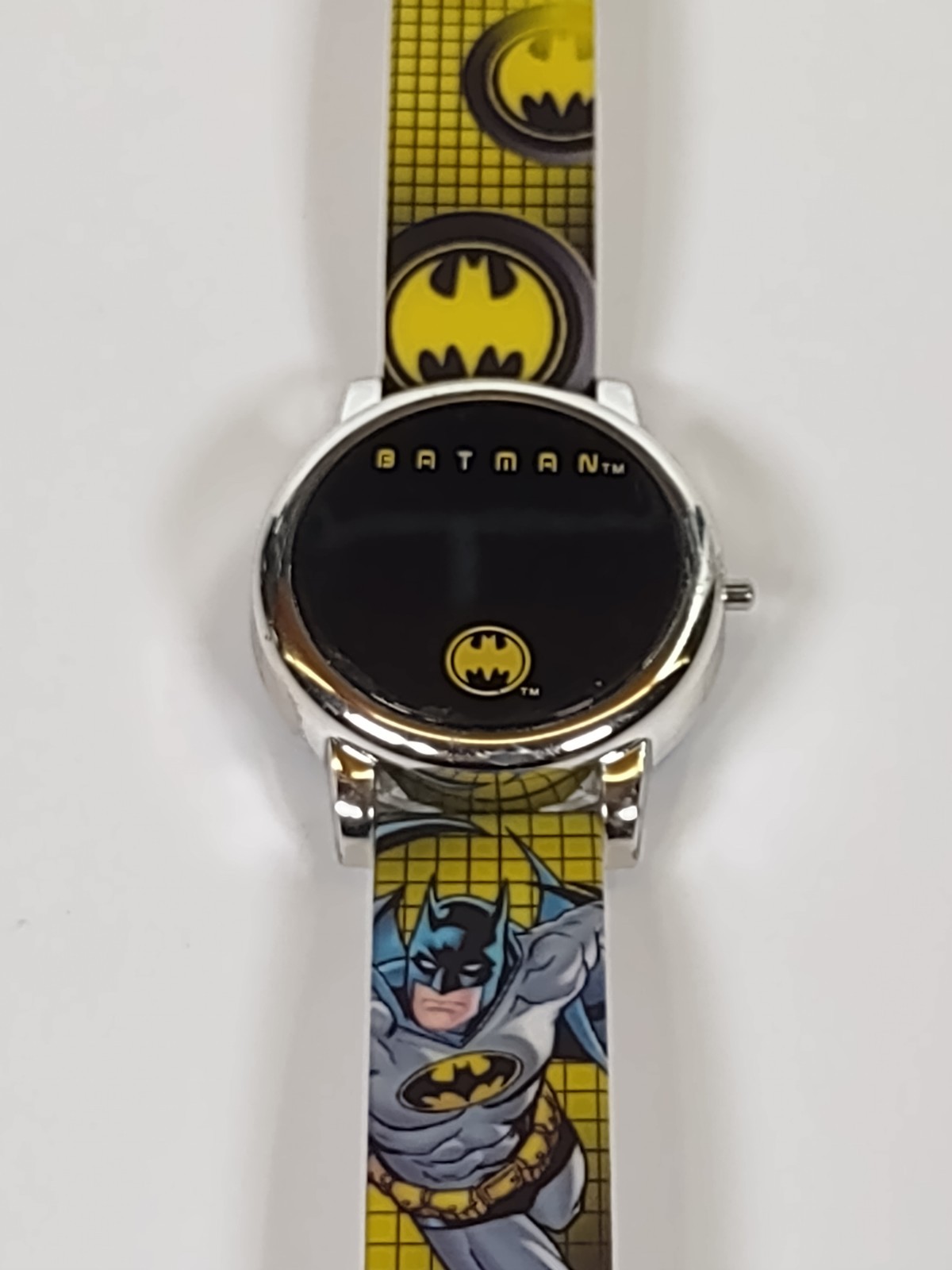 Batman Watch Kids/Junior Accutime Digital LED DC Comics New Battery