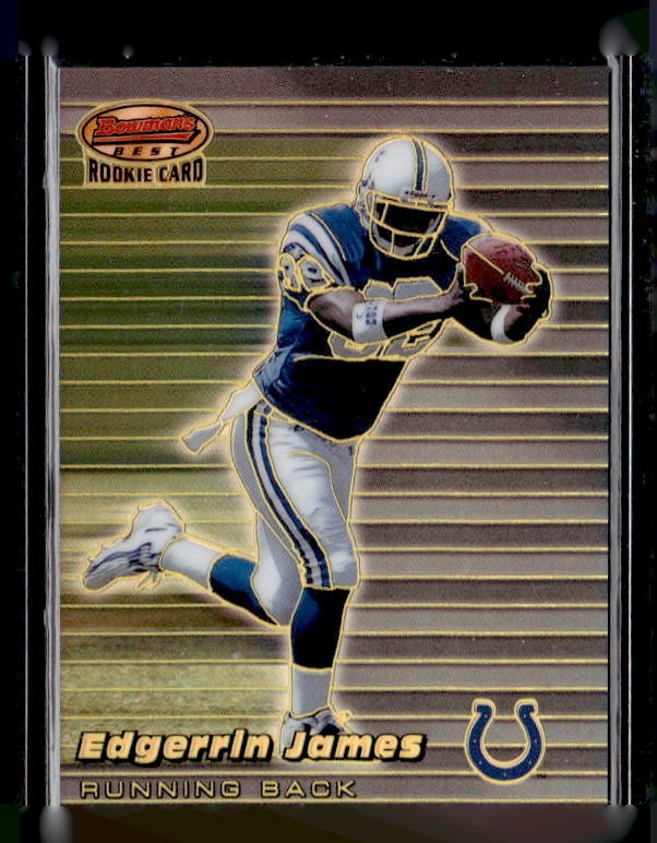 1999 Bowman's Best #115 Edgerrin James Refractors #/400