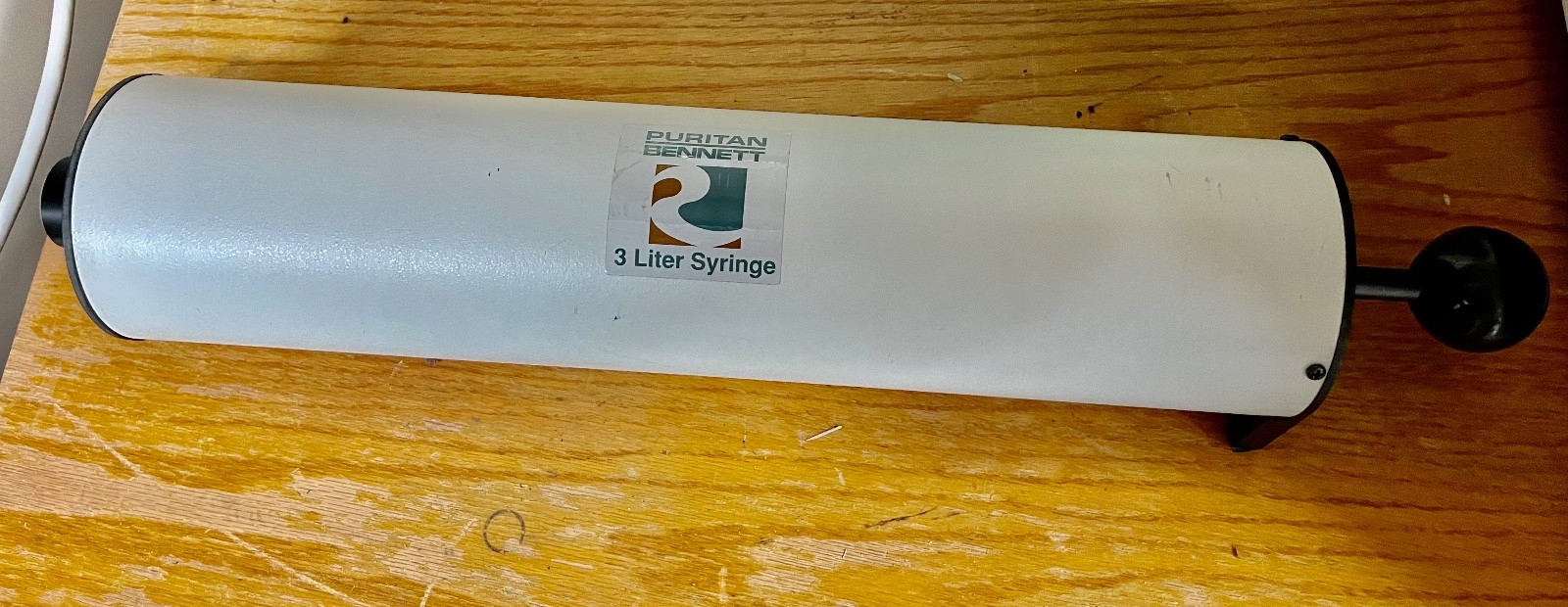 Puritan Bennett Model VS300 3 liter calibration syringe. GC, Guaranteed.