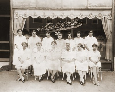 MADAM C.J. WALKER Beauty School Teachers & Students c1925, Vintage Photo Reprint