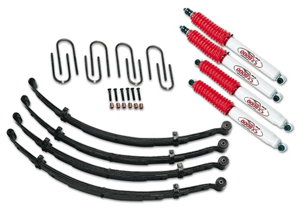 Tuff Country 42800KN Suspension Lift Kit 1987-96 Jeep Wrangler Lift: Front 2 / R Foto 2 de 3