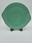 Homer Laughlin Fiesta Sea Mist Green Handled Cake Plate