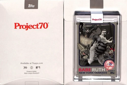 2021 TOPPS PROJECT 70 #736 BABE RUTH - NEW YORK YANKEES - GREG "CRAOLA" SIMKINS